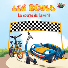 French-children's-picture-book-about-cars-Wheels-The-Friendship-Race-cover