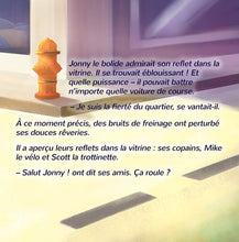 French-children's-picture-book-about-cars-Wheels-The-Friendship-Race-page1_2