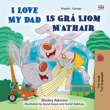 English-Irish-Bilingual-kids-bunnies-book-I-Love-My-Dad-Shelley-Admont-cover