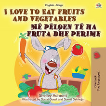 English-Albanian-Bilingual-childrens-picture-book-I-Love-to-Eat-Fruits-and-Vegetables-KidKiddos-cover